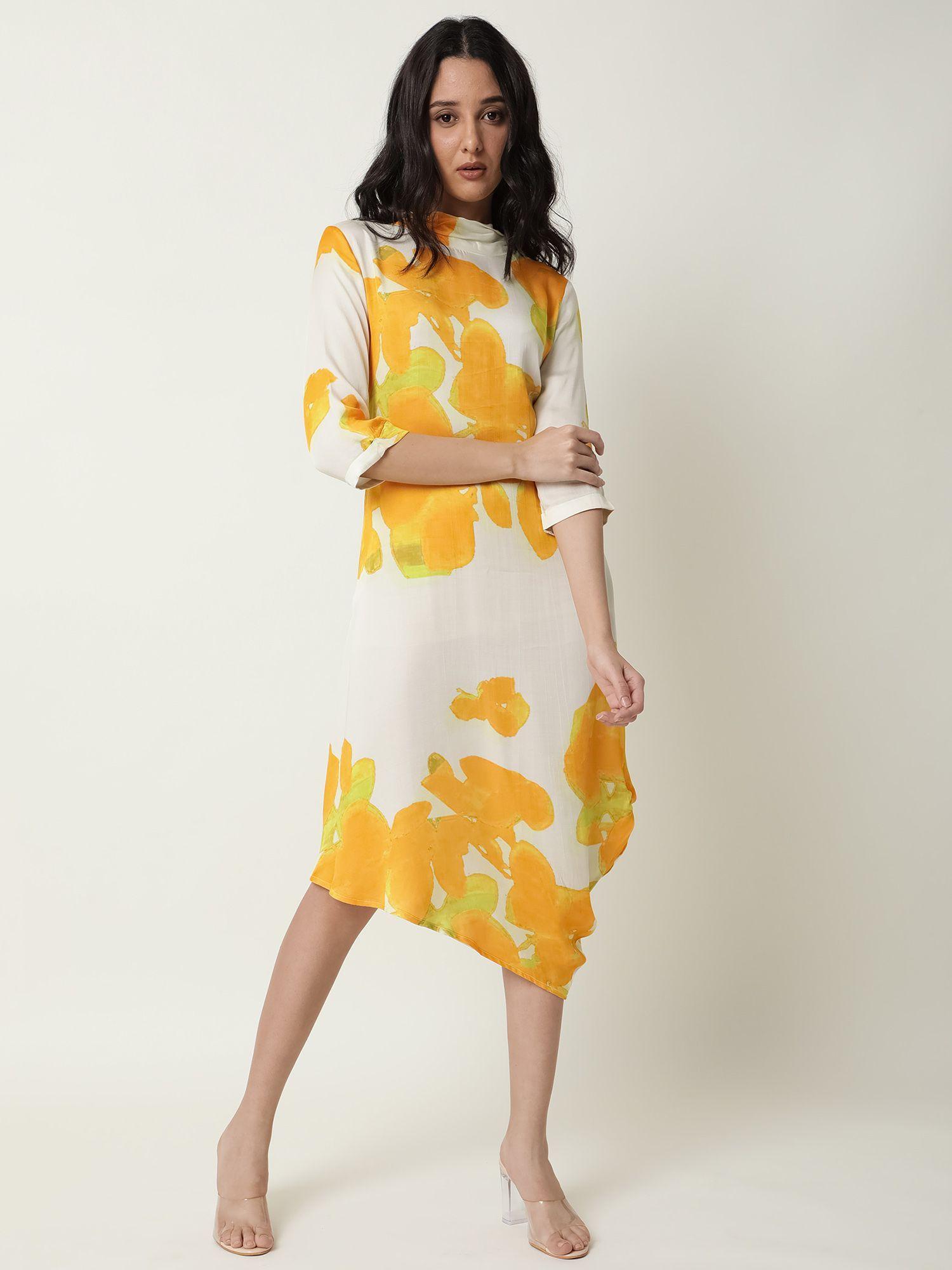 bon yellow dress