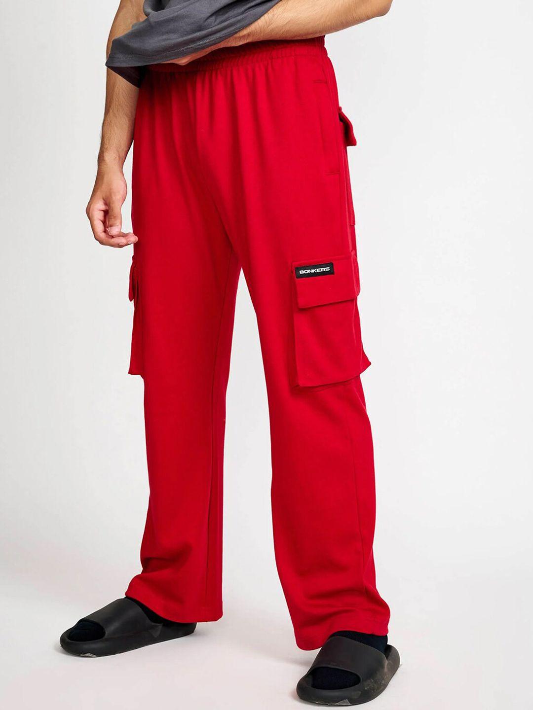 bonkers corner unisex mid-rise straight fit track pants