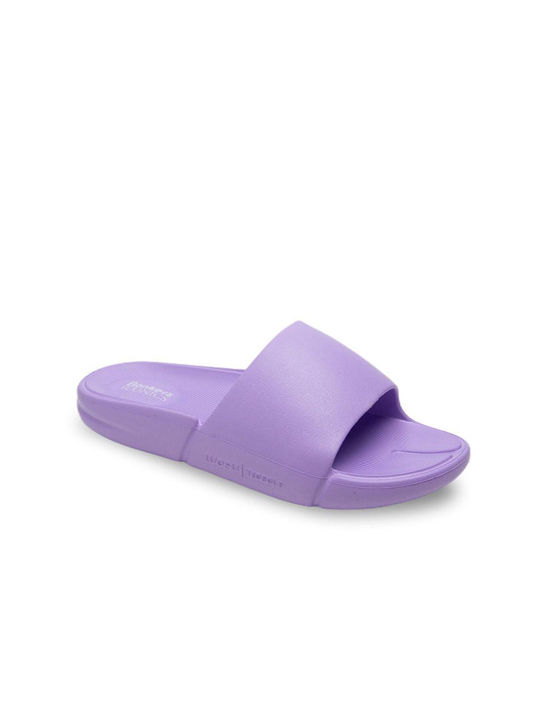 bonkerz women purple croslite sliders