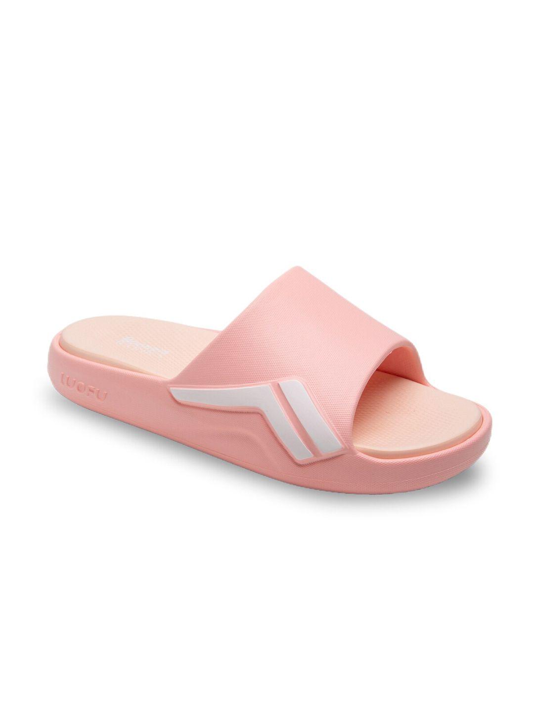 bonkerz women white & pink croslite sliders