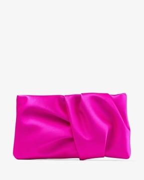 bonny satin clutch bag