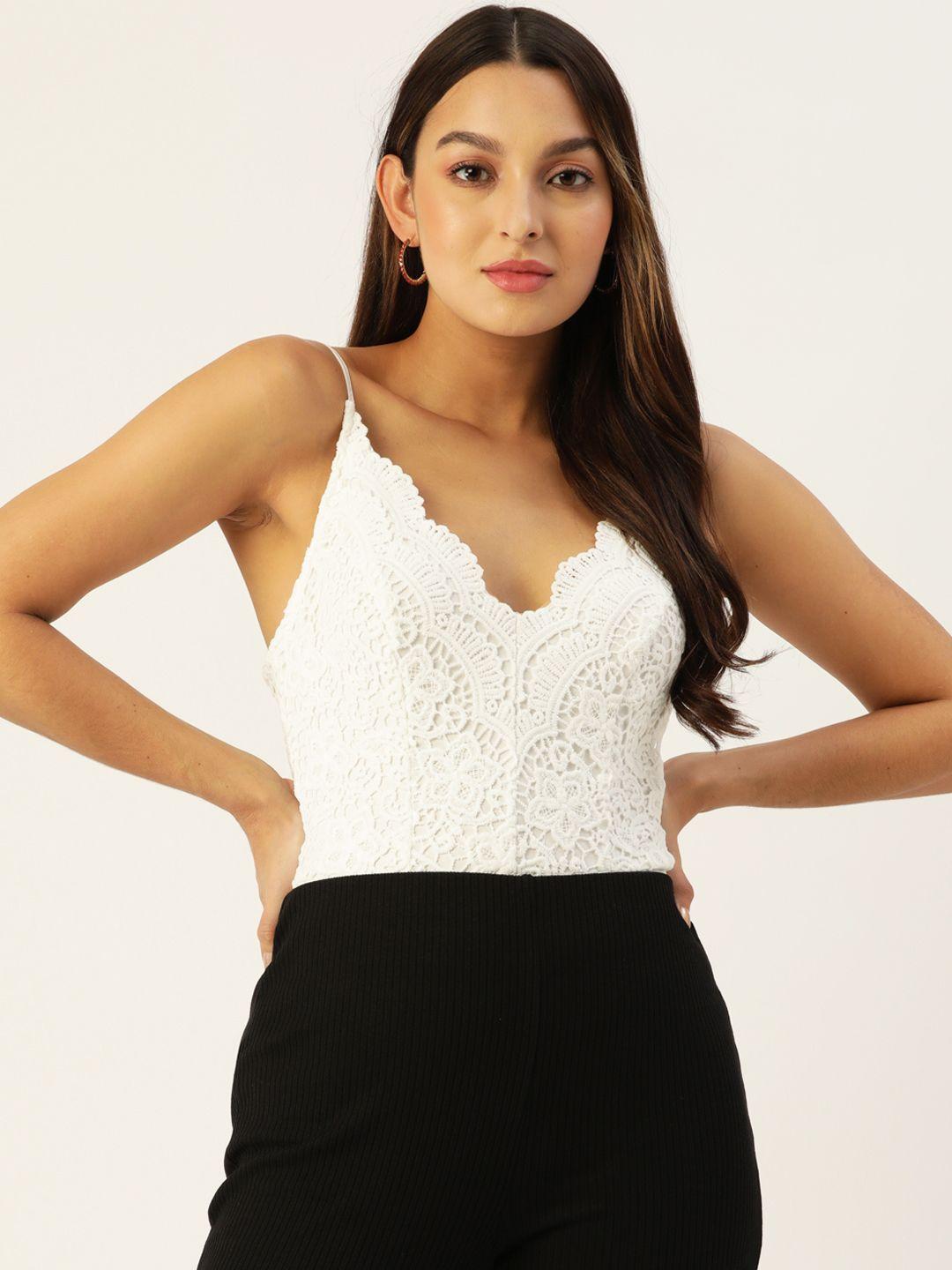 boohoo black shoulder strap top