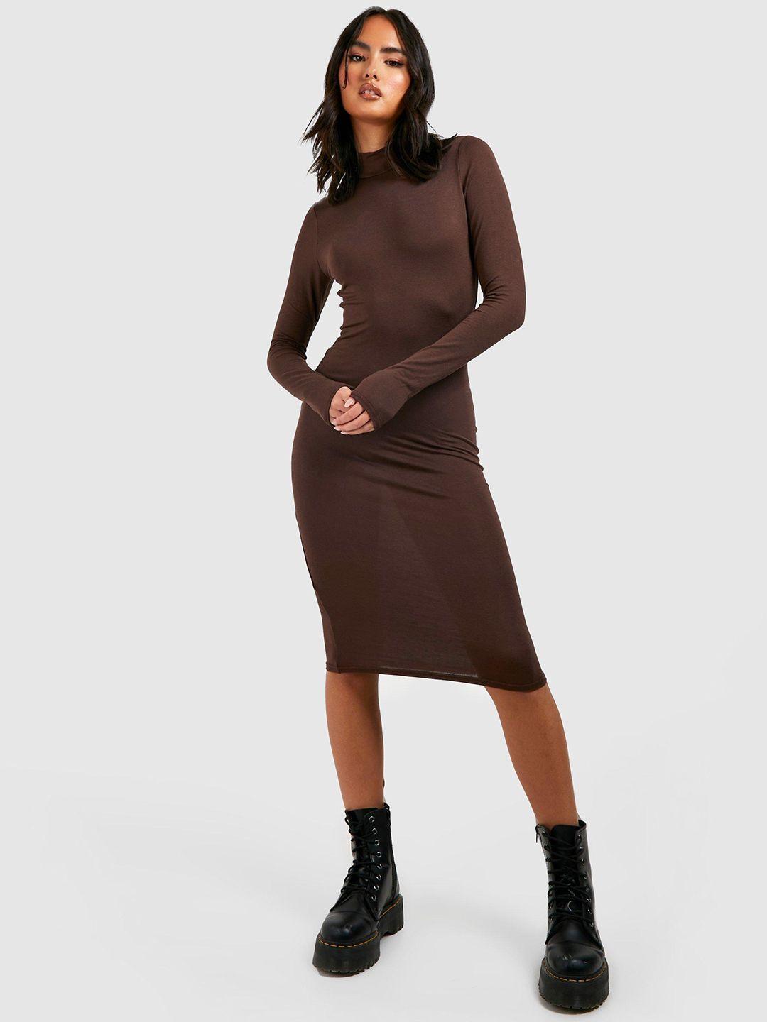 boohoo bodycon midi dress