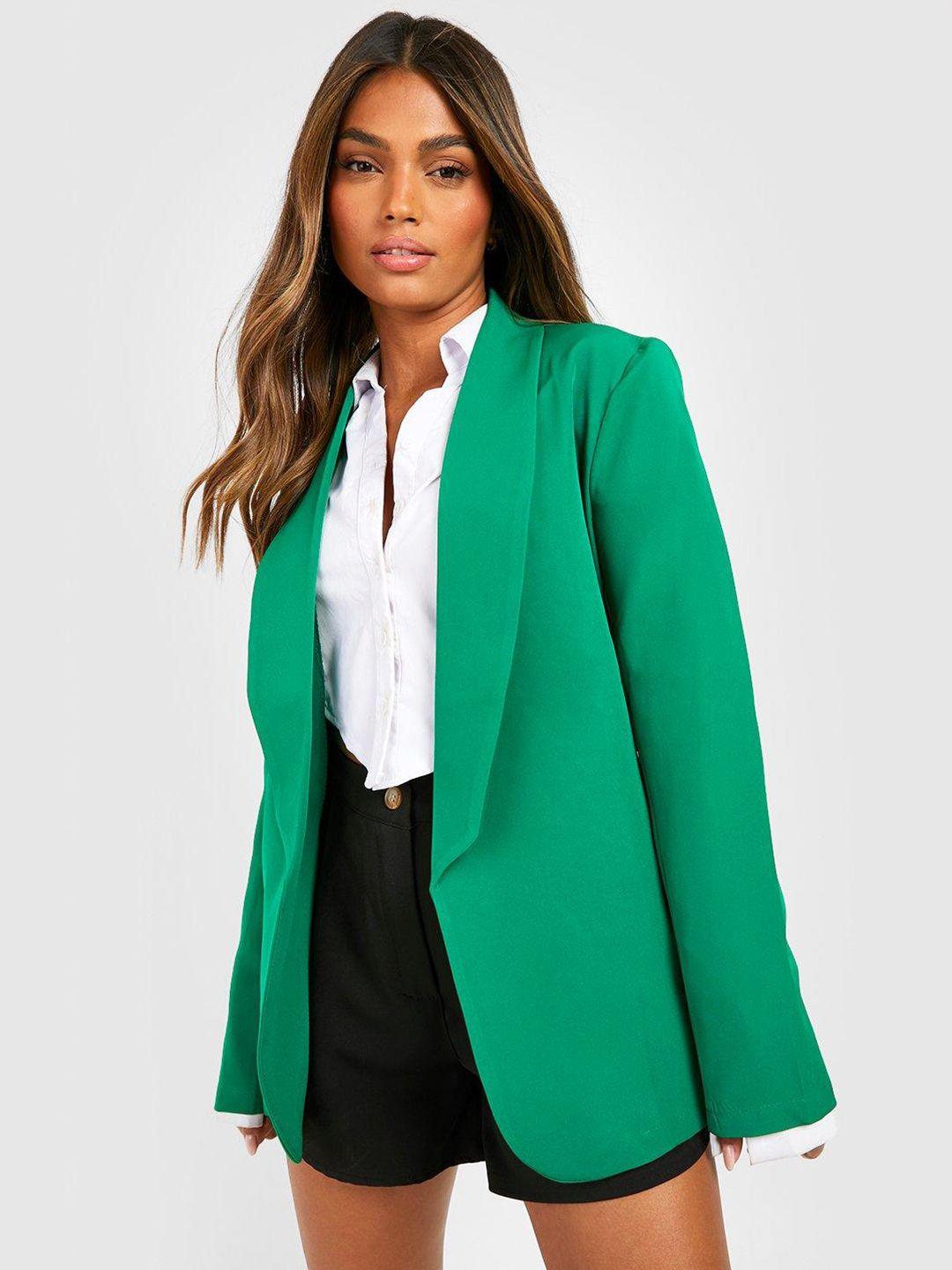 boohoo checked relaxed fit blazer