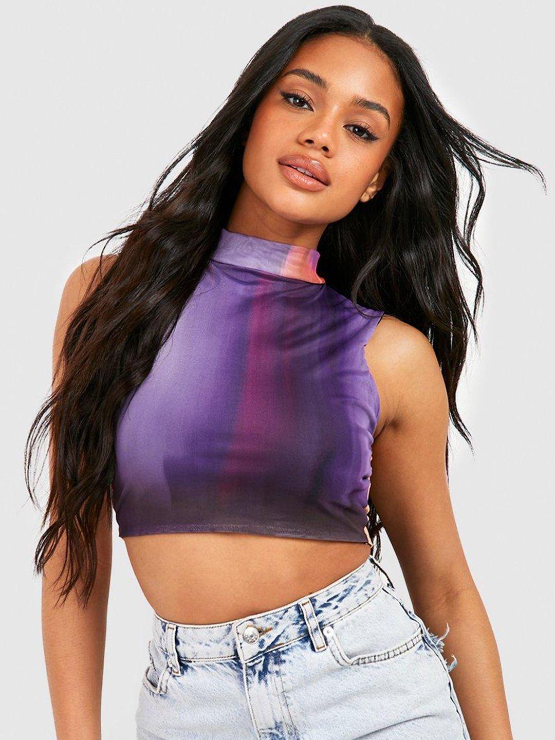 boohoo ombre crop top