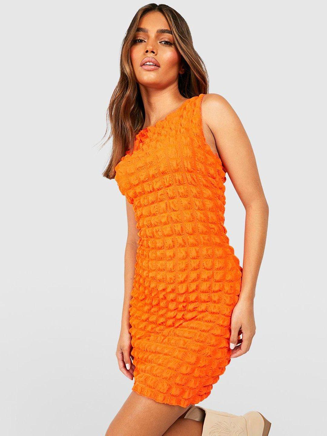 boohoo textured sheath mini dress