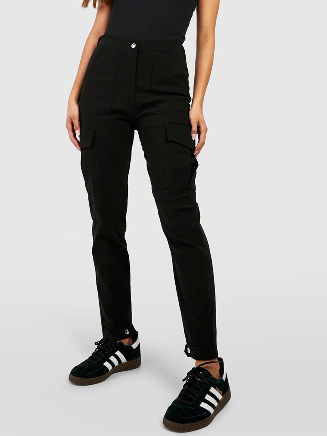 boohoo women cargo-style trousers