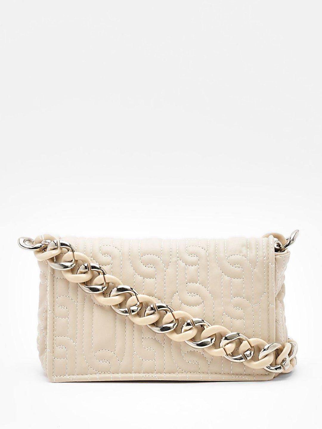 boohoo women quilted textured structured shoulder bag