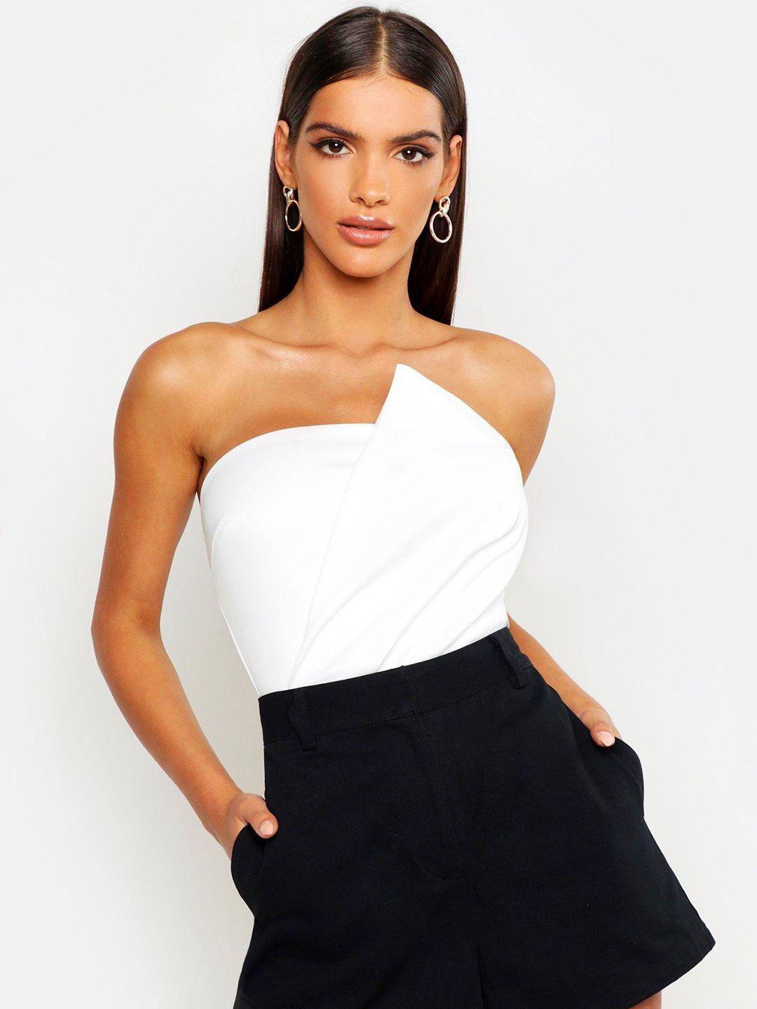 boohoo women strapless bodysuit