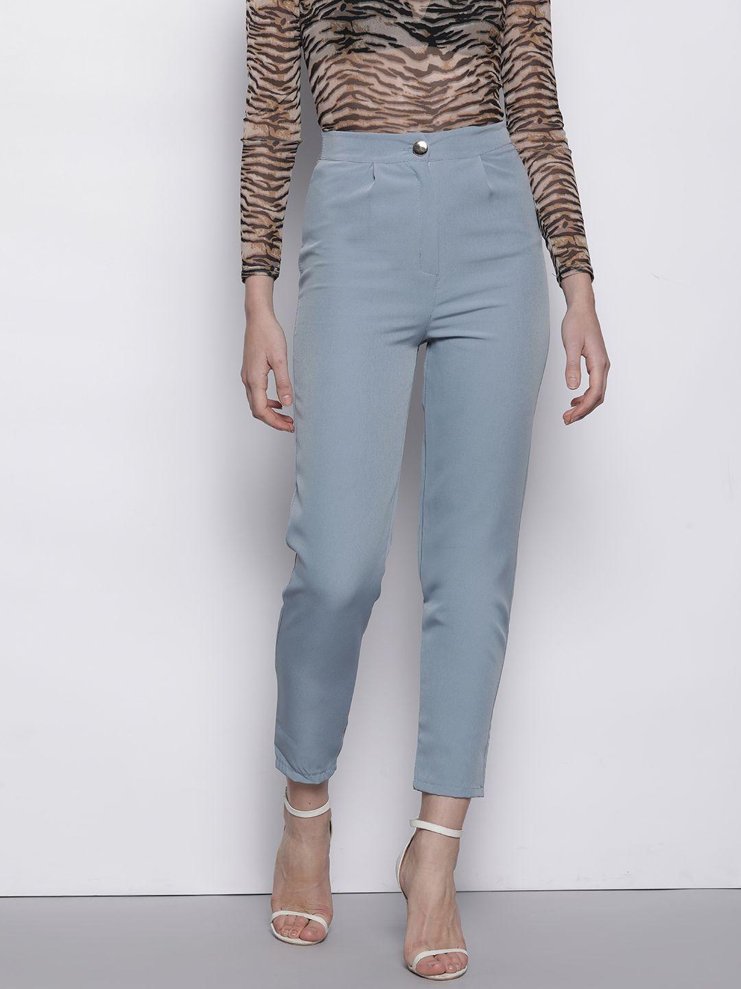 boohoo women woven regular trousers