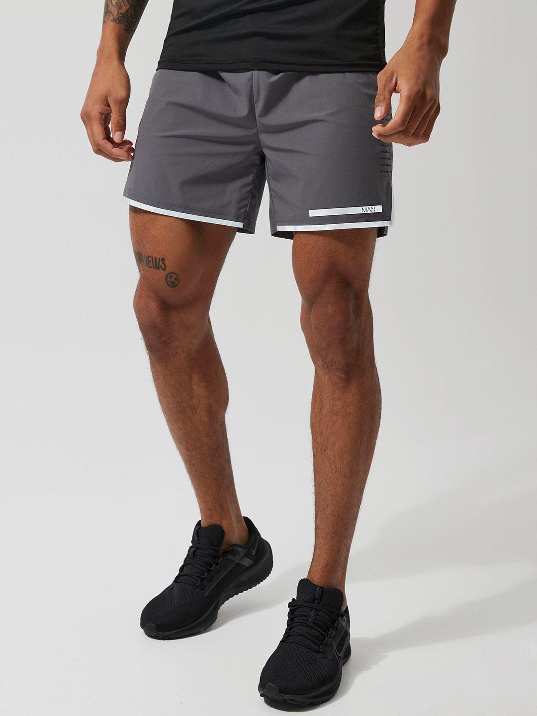 boohooman active performance sports shorts