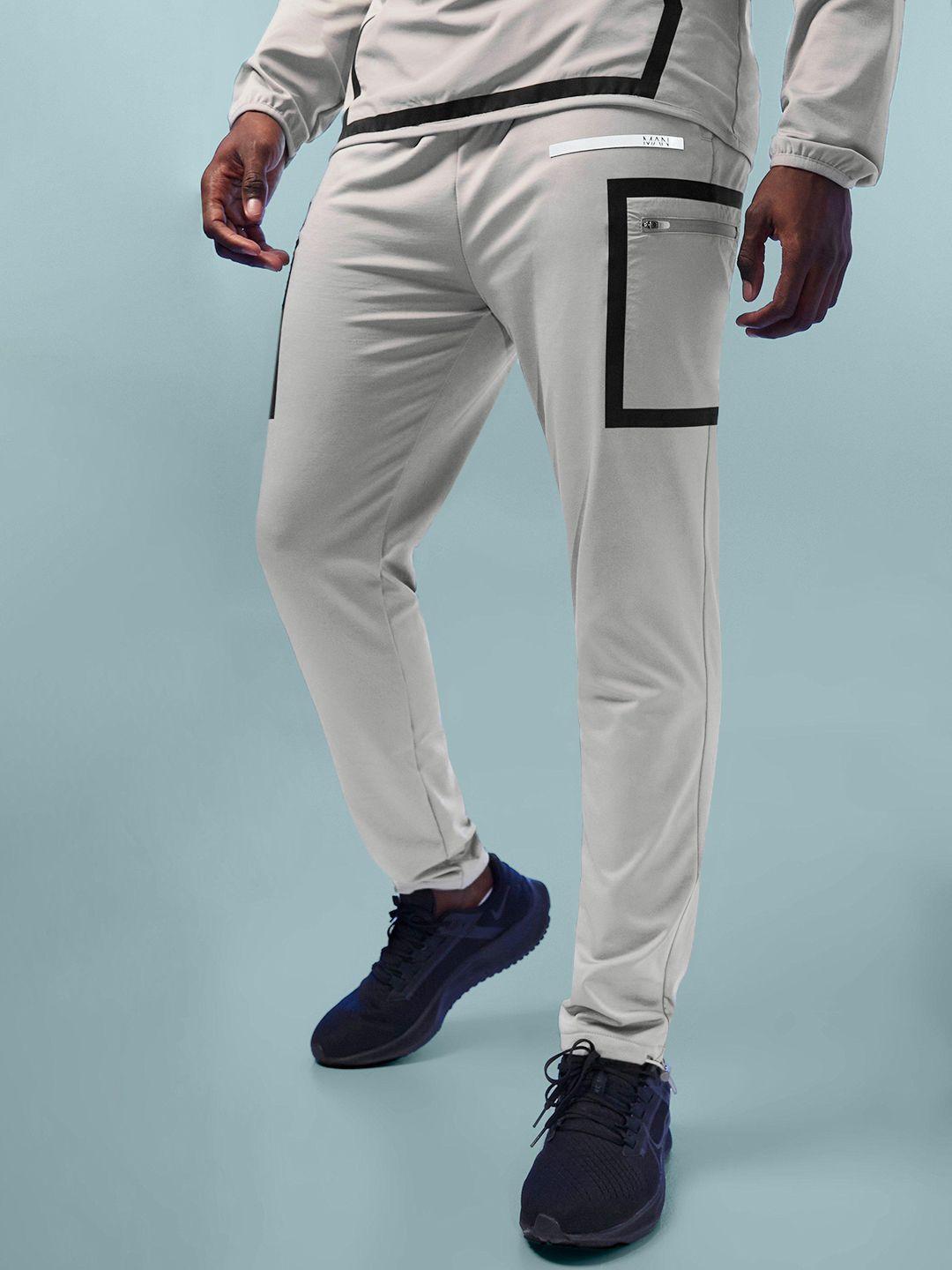 boohooman active performance track pants