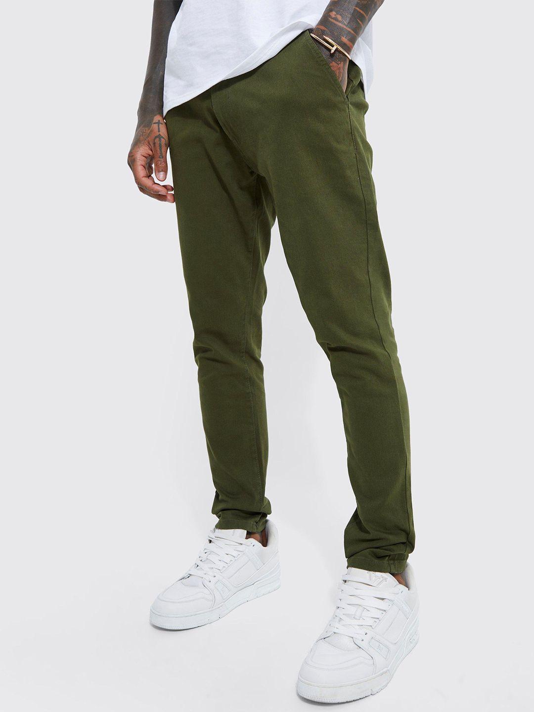 boohooman men skinny fit trousers