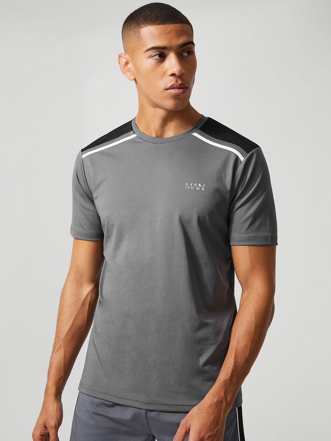 boohooman regular fit active performance training t-shirt