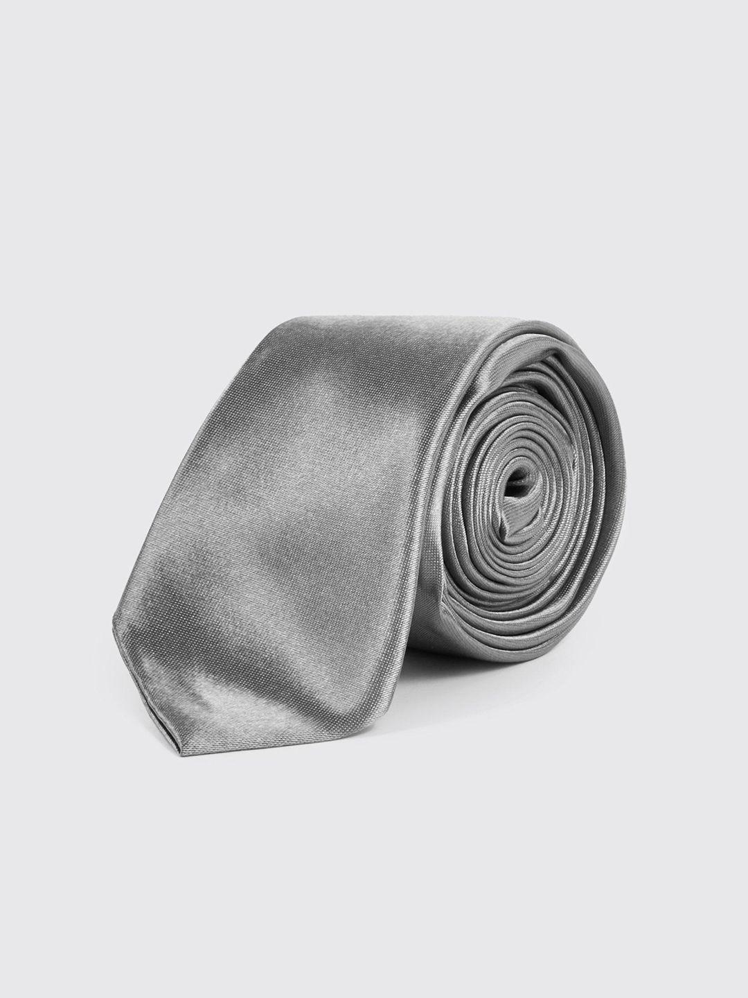 boohooman shimmery party skinny tie