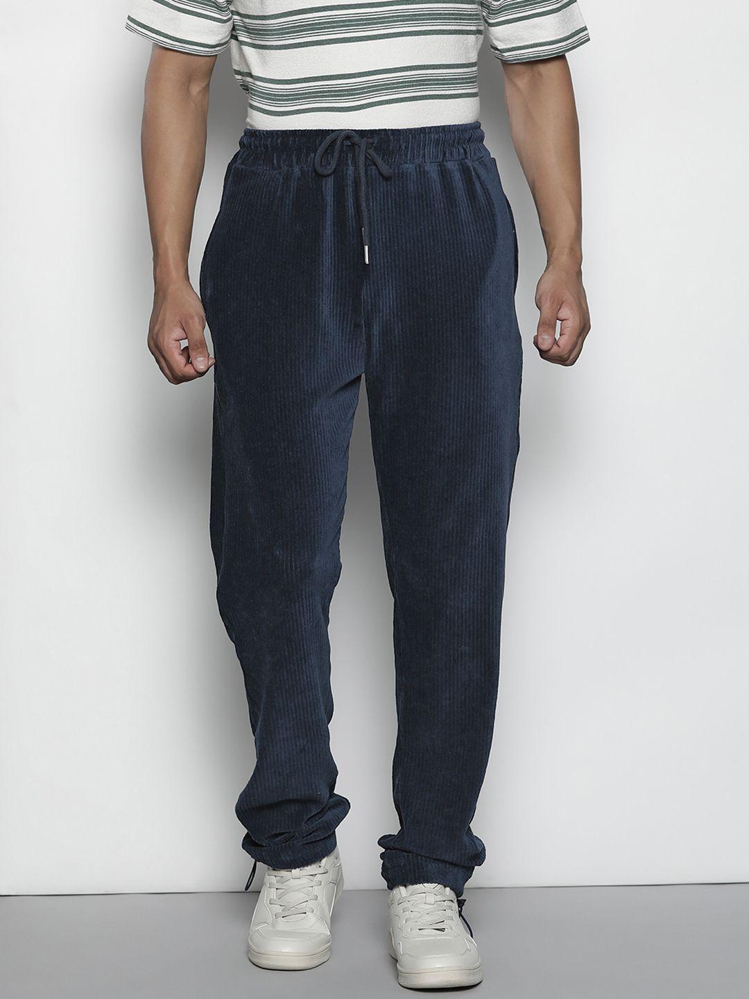 boohooman solid corduroy joggers