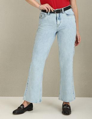 bootcut mid rise jeans