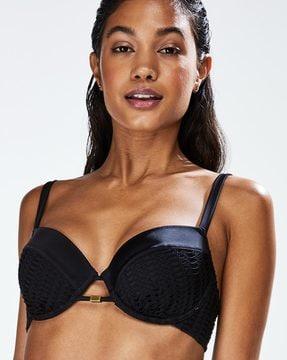 borneo mesh padded underwired bikini top