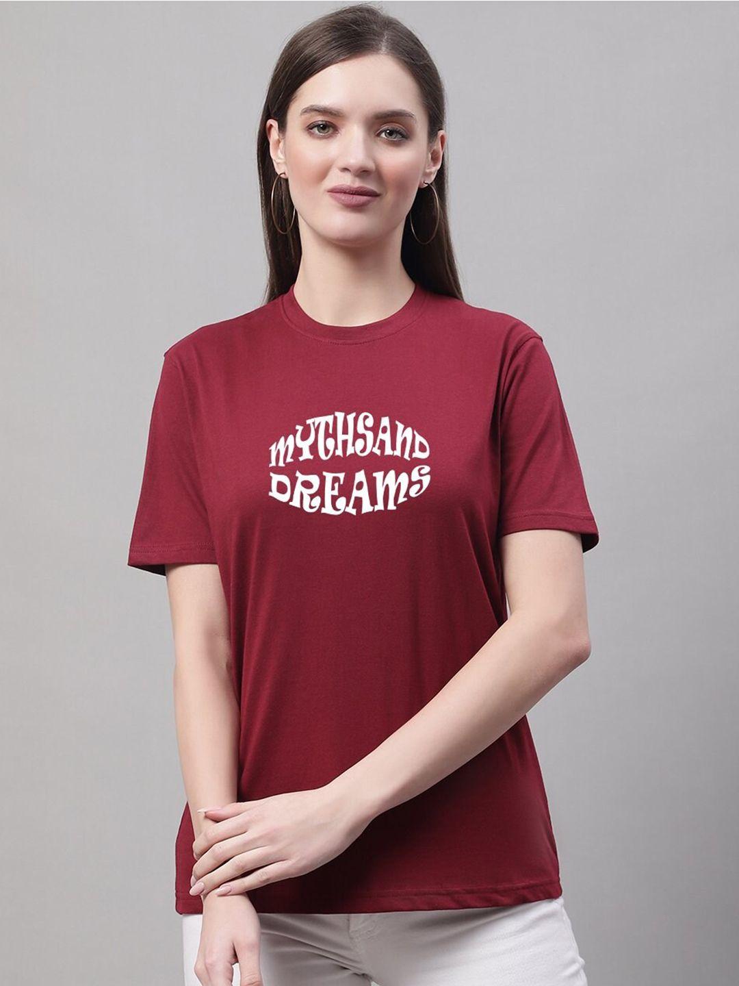 borse lele typography printed round neck pure cotton t-shirt