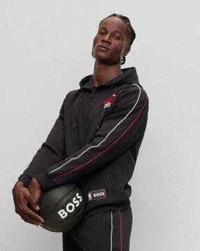 boss & nba zip-up hoodie