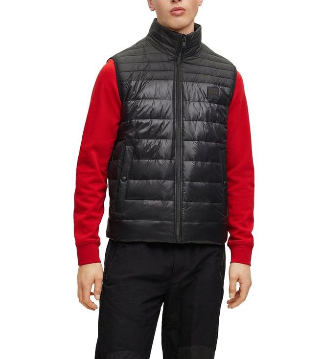 boss black regular fit gilet jacket