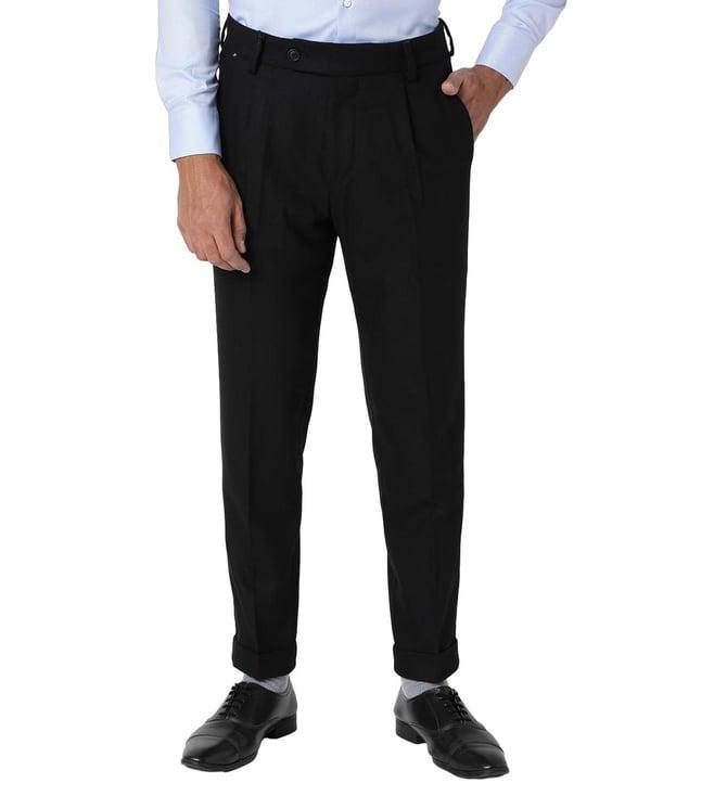 boss black regular fit trousers