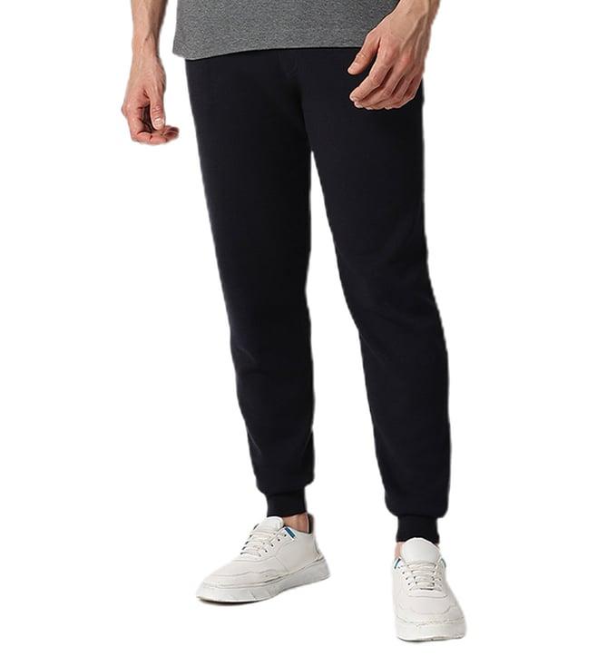 boss navy boss x russell athletic relaxed fit joggers