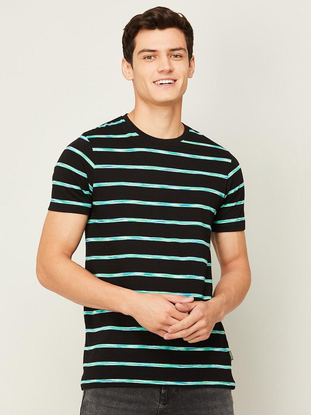 bossini striped casual cotton t-shirt