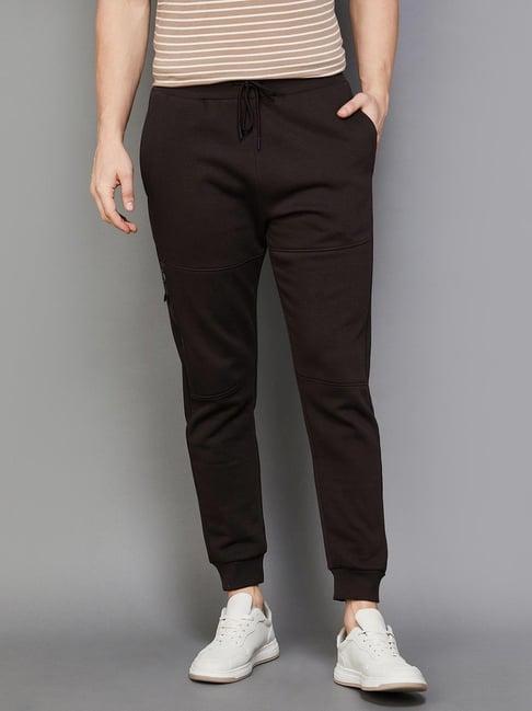 bossini brown regular fit joggers