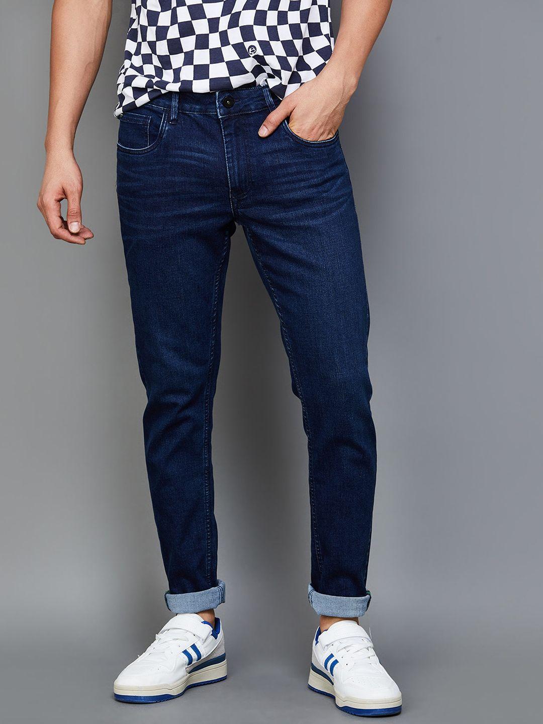 bossini men clean look mid rise jeans