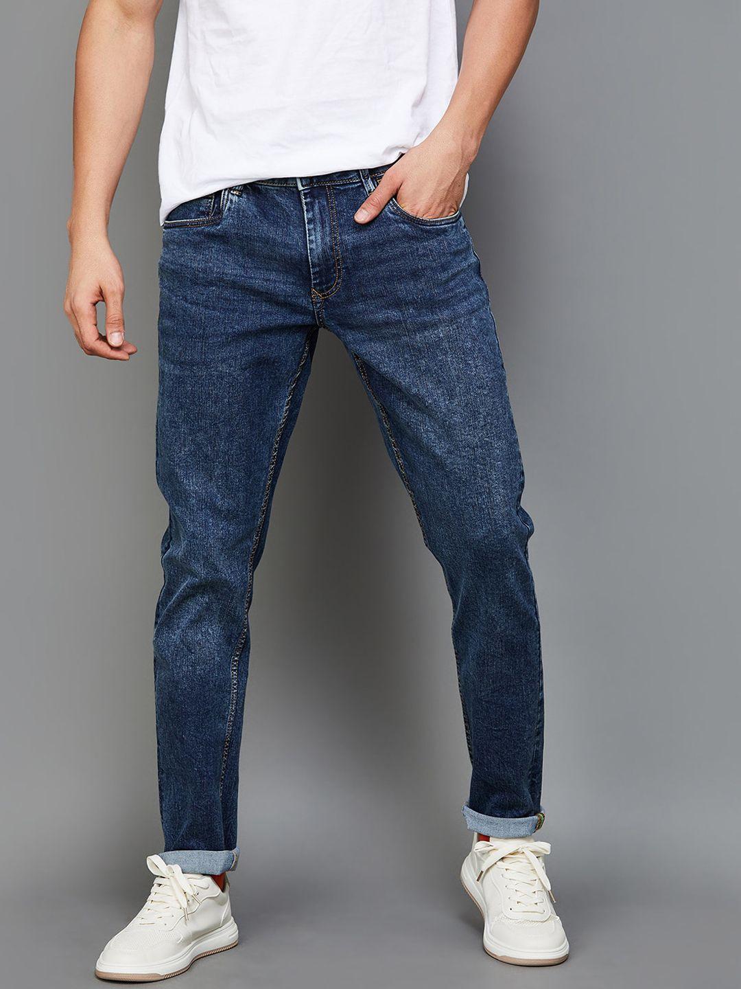 bossini men mid rise clean look jeans