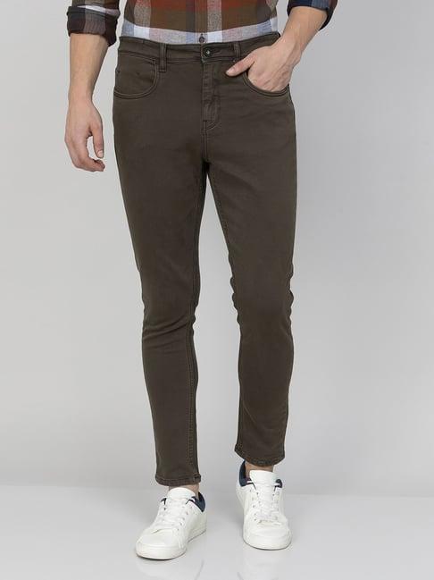 bossini olive carrot fit jeans