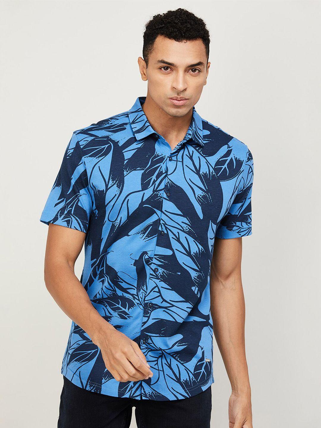 bossini tropical printed cotton casual shirt