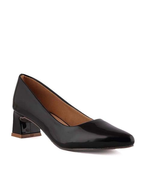 bosslady by scentra women's pitch black casual pumps