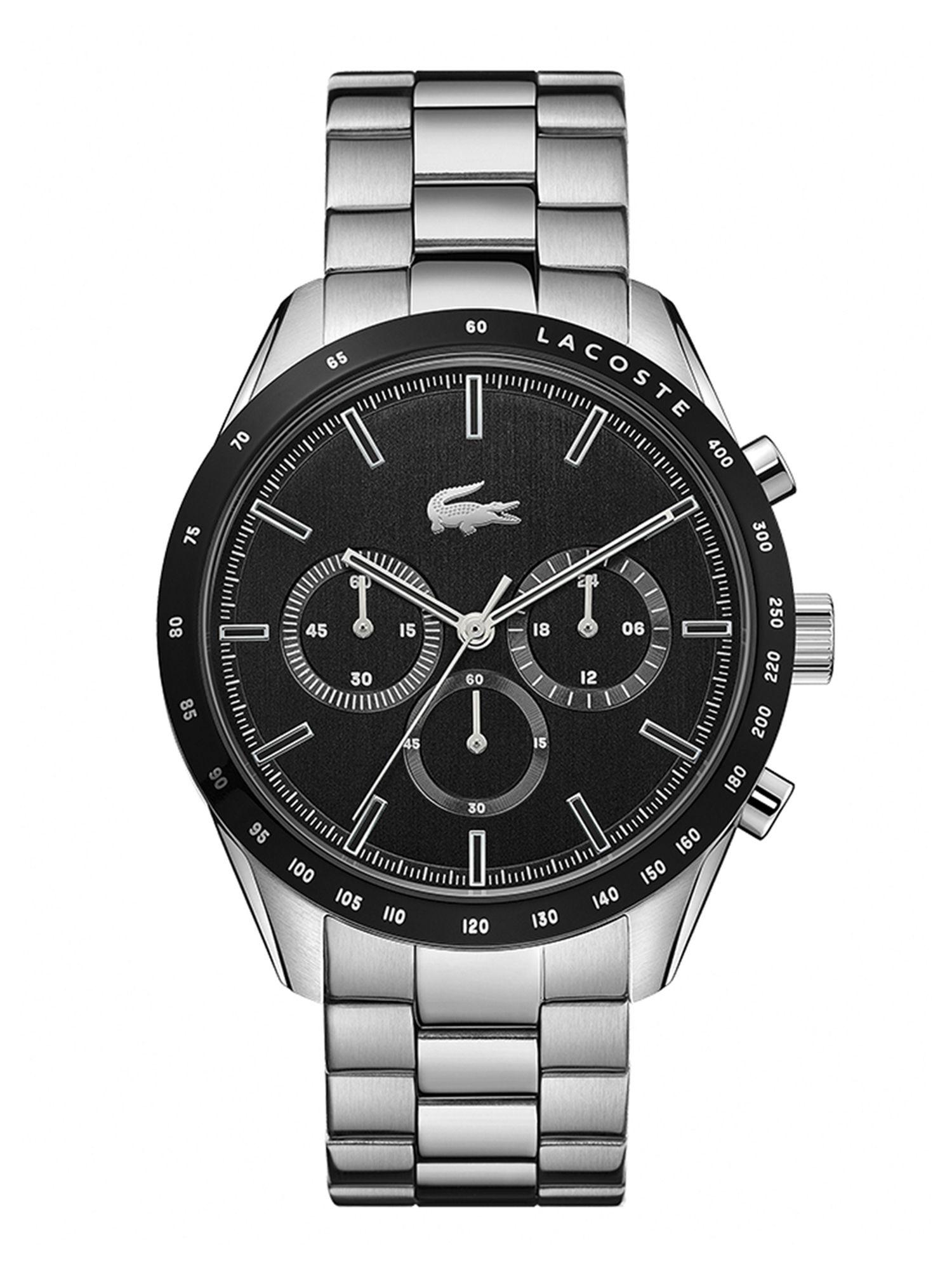 boston 2011079 black dial chronograph watch for men