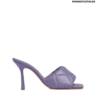 bottega veneta rubber lido sandal in lavender