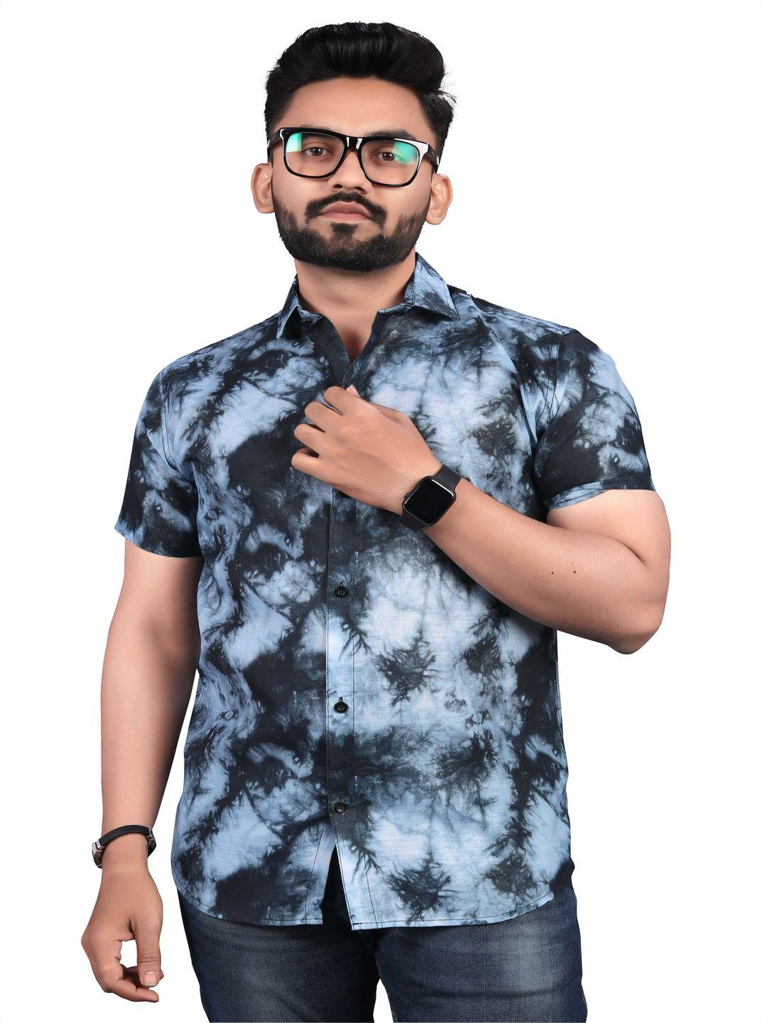 bought first men premium opaque printed casual shirt