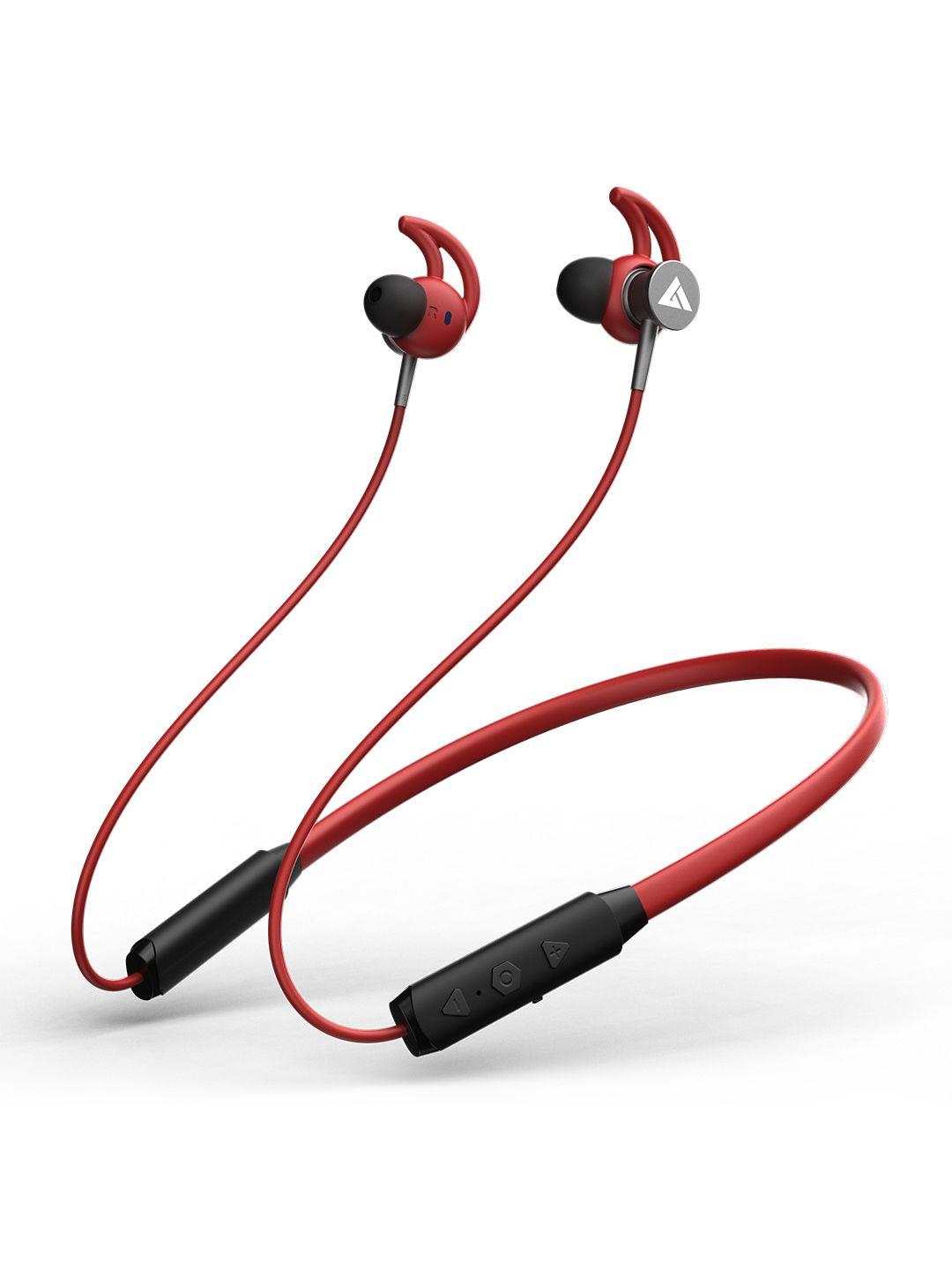 boult audio red probass eqcharge in-ear wireless bluetooth earphones