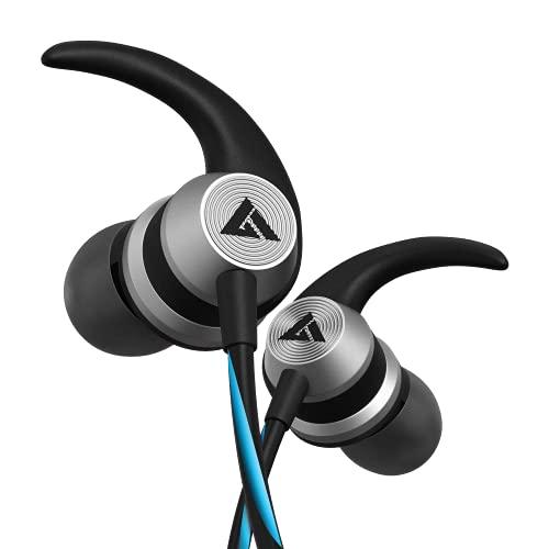 boult audio bassbuds x1 in-ear wired earphones with 10mm extra bass driver and hd sound with mic(blue)