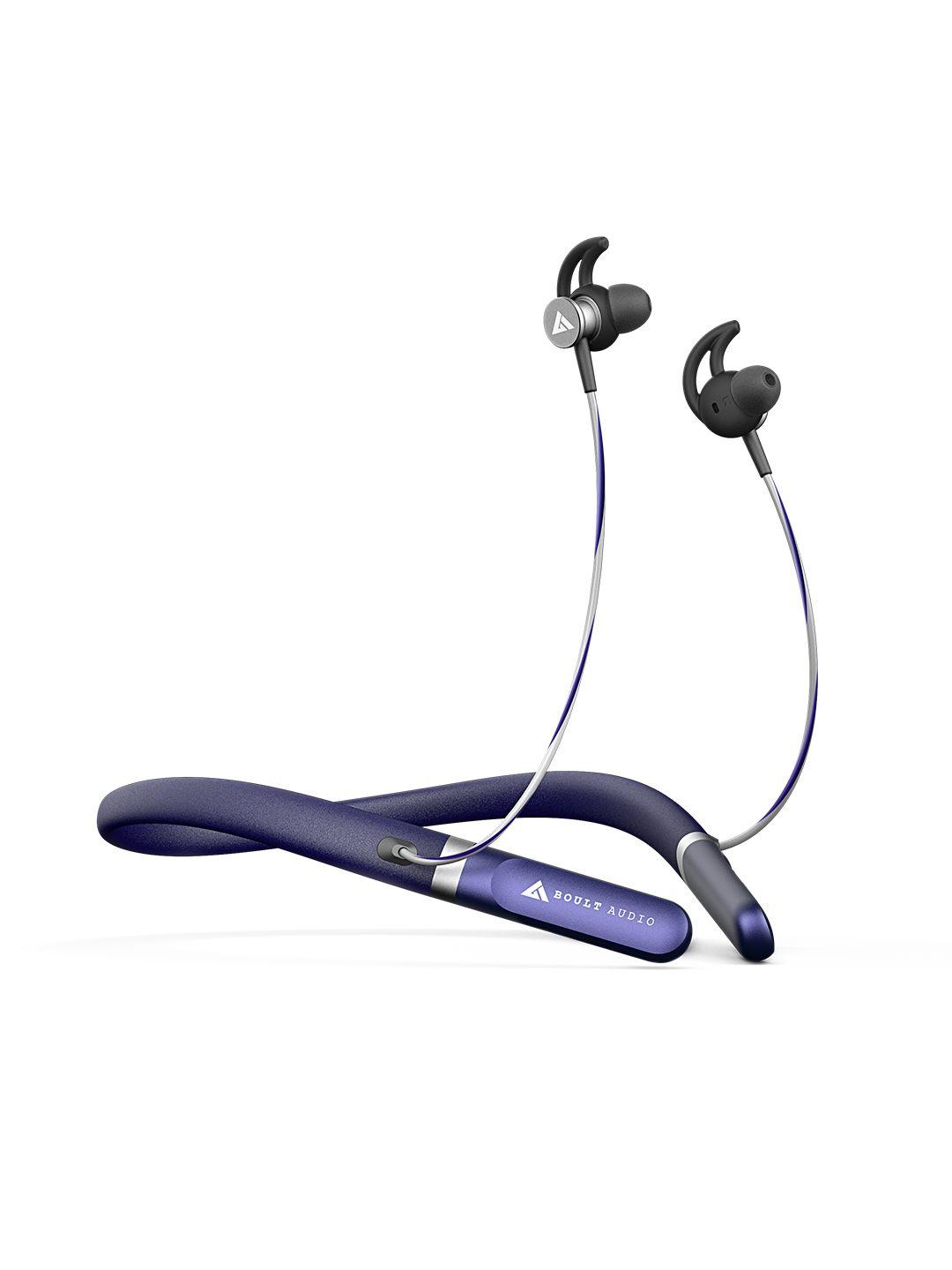 boult audio blue probass fcharge in-ear wireless bluetooth earphones