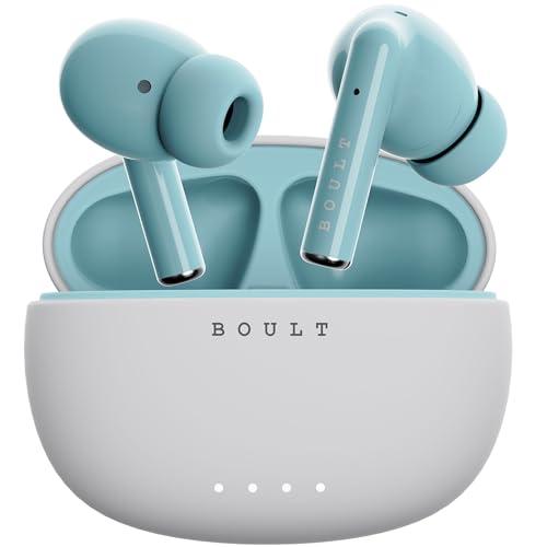 boult india's #1 rated audio brand w20 truly wireless in ear earbuds with 35h battery, zen™ enc mic, 45ms low latency, 13mm bass drivers, type-c fast charging ear buds tws bluetooth 5.3 (glacier blue)