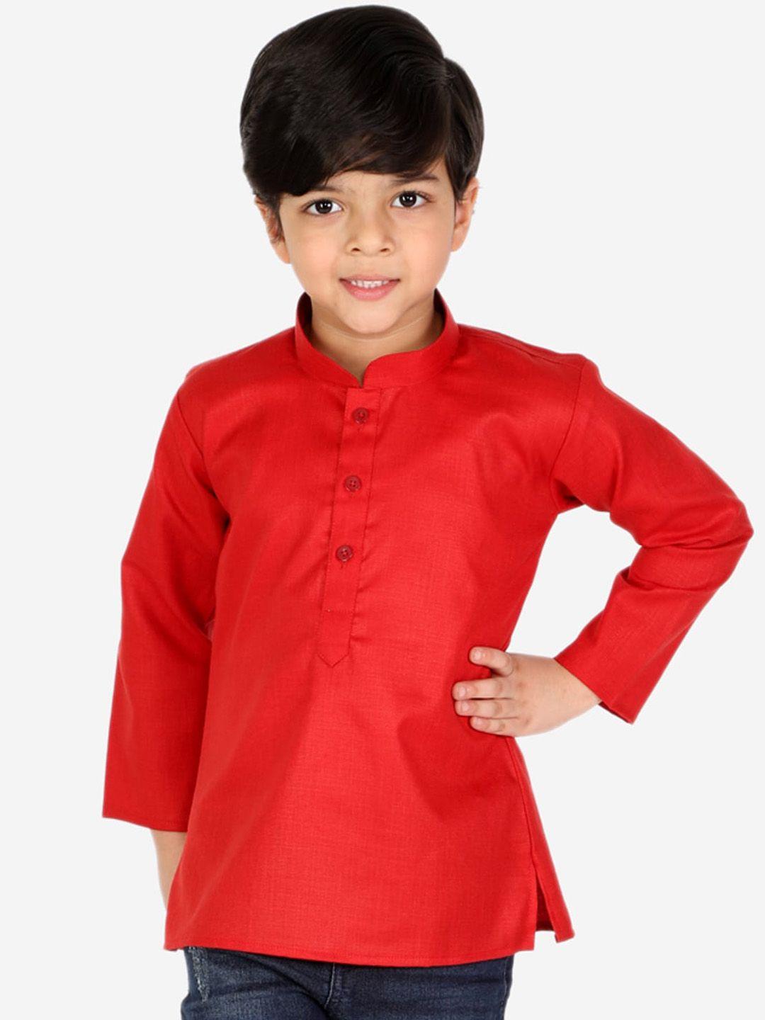 bownbee boys mandarin collar cotton kurta