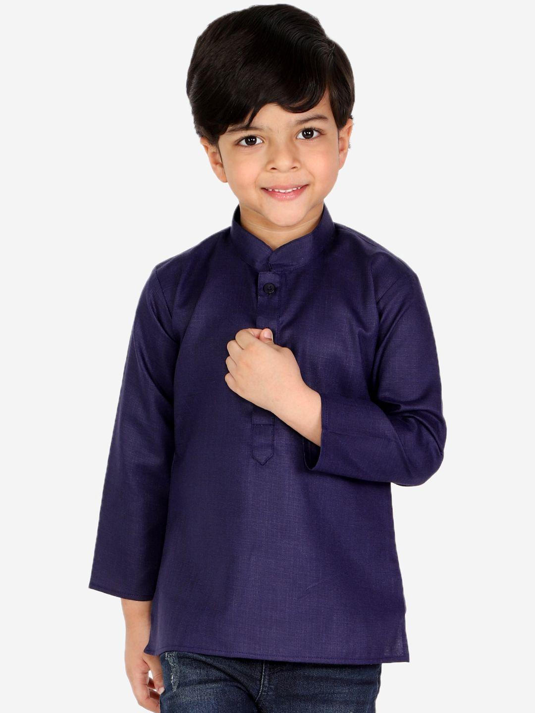 bownbee boys straight above knee cotton kurta