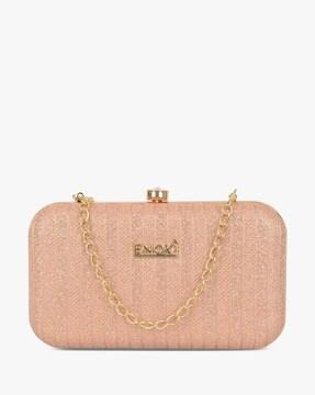 box clutch with chain strap