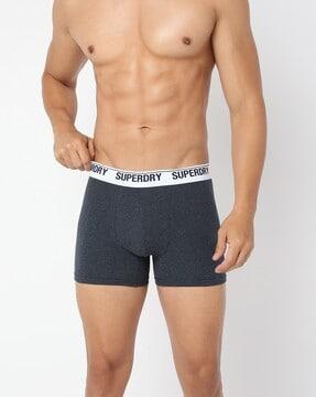 boxer briefs with contrast elasticated waist