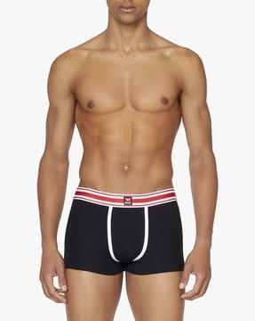boxer briefs with contrast elasticated waistband