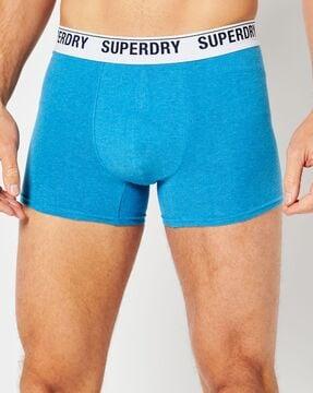 boxer briefs with contrast elasticated waist