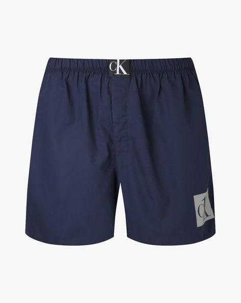 boxer trad with placement brand logo print
