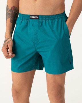 boxers with elasticated waistband