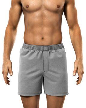 boxers with elasticated waistband